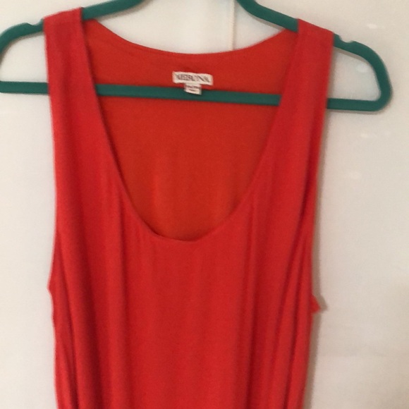 Merona Orange Maxi Dress XXL - Picture 2 of 3